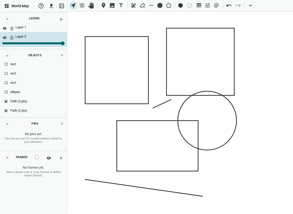 Canvas overview — light