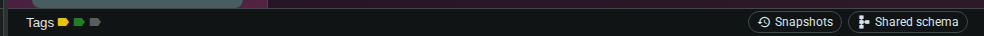Editor status bar — dark