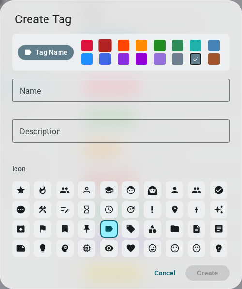 Tag edit dialog — light